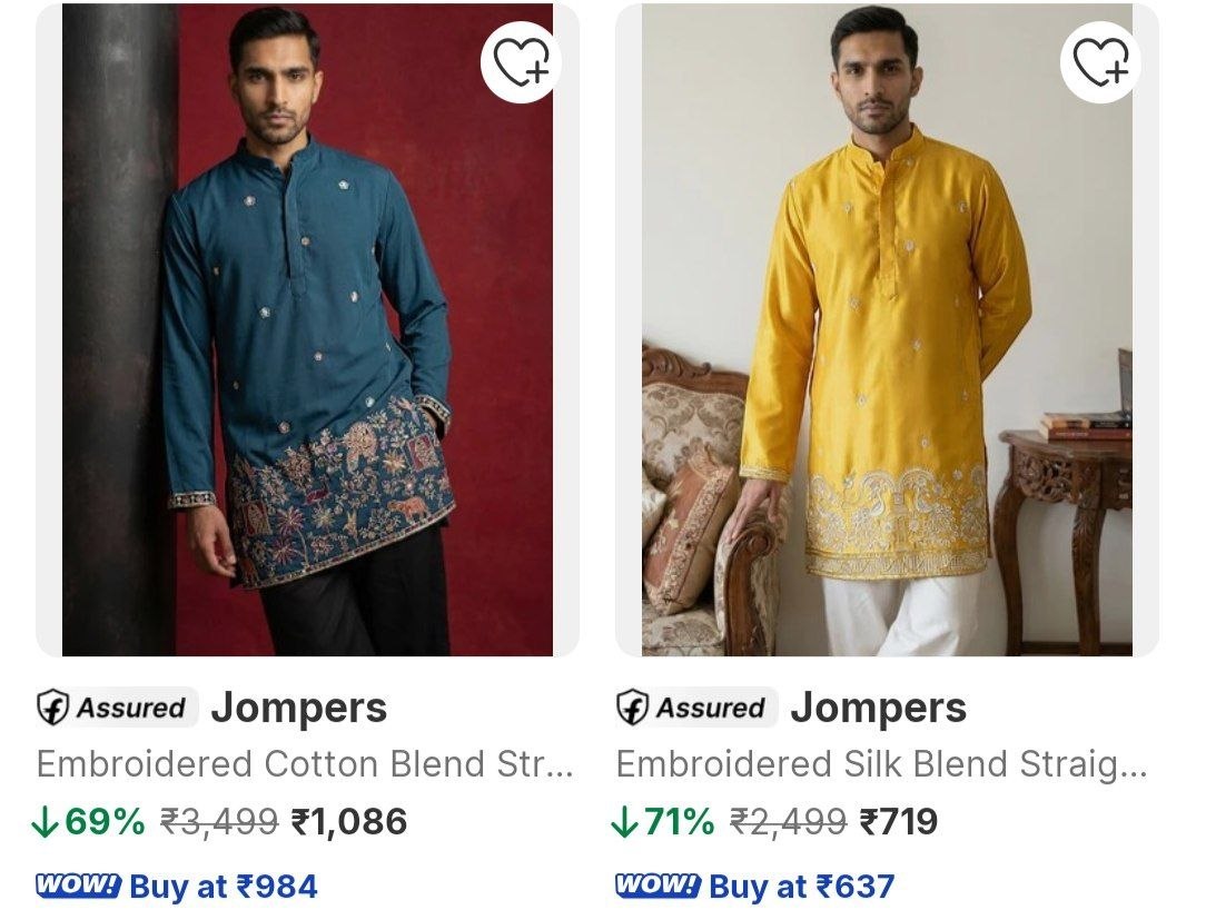 Flipkart Branded Men S Kurtas Starting 229 Jo