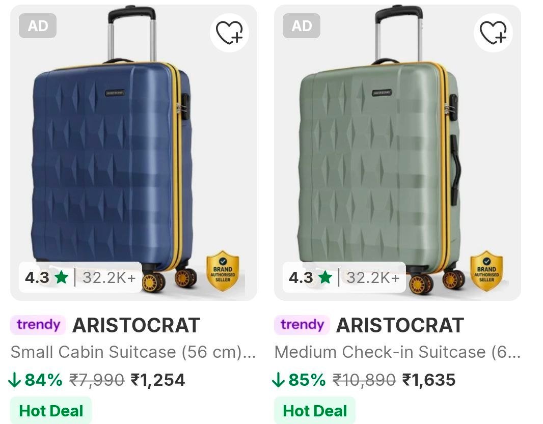 Flipkart Branded Trolley Bags 85 On Top Brands (sa