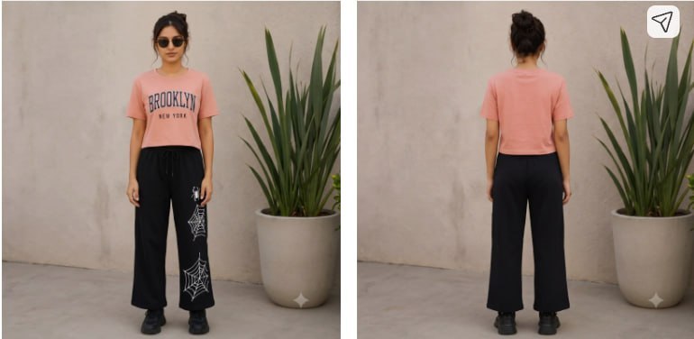 Flipkart Co-ord Set Alert Tfv Top Palazzo Co-