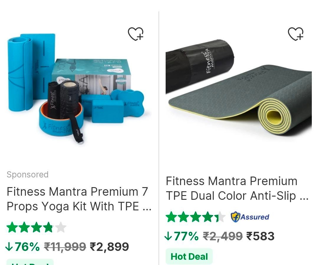 Flipkart Fitness Mantra Yoga Mats 77