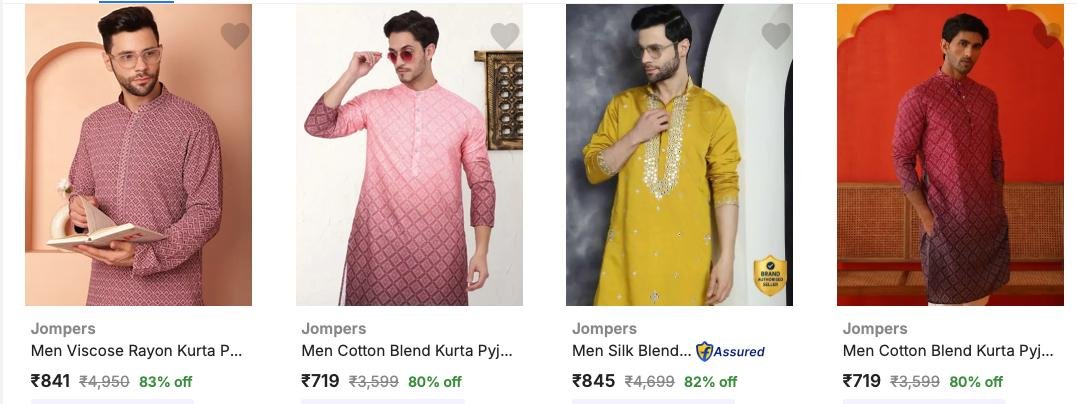 Flipkart Jompers Mens Ethnic Sets 88