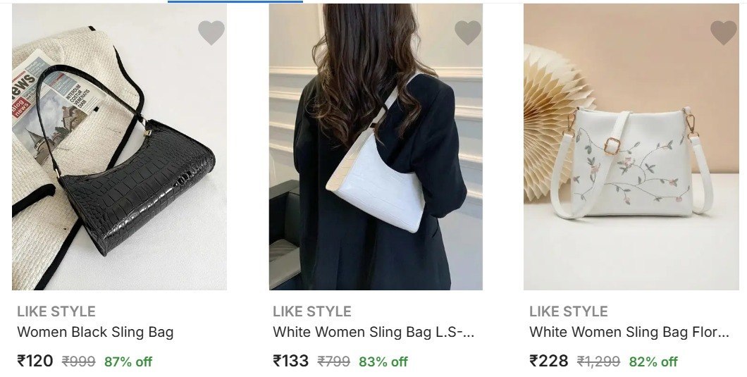 Flipkart Like Style Women Sling Bag Starts At