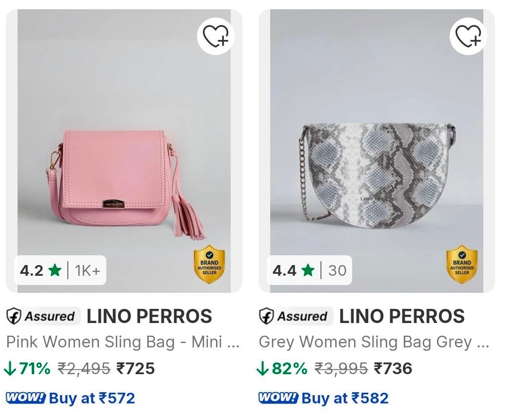 Flipkart Lino Perros Sling Bags 82