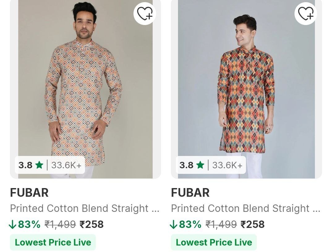 Flipkart Loot 83 On Fubar Wedding Kurtas Link