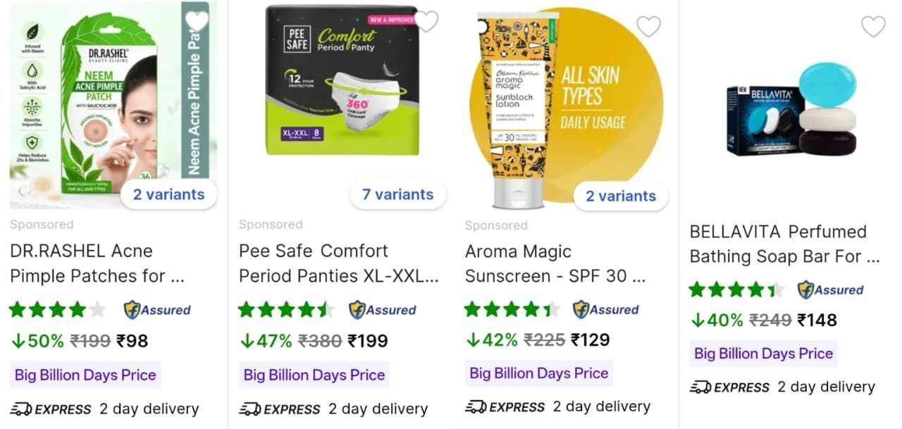 Flipkart Loot Branded Beauty Products 70 Offh
