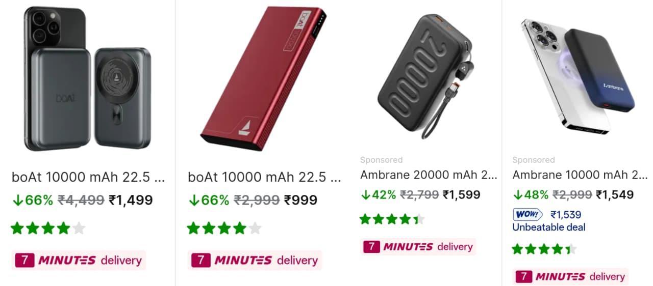 Flipkart Loot Branded Powerbank Start 699