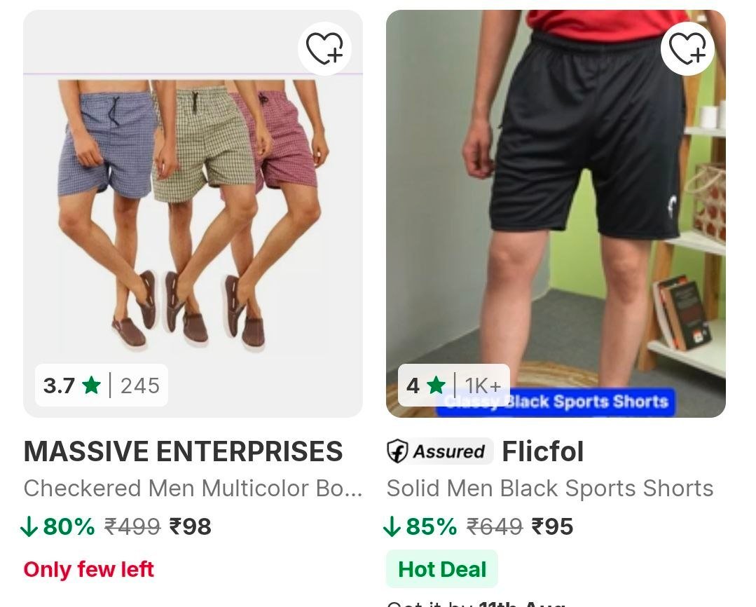 Flipkart Loot On Men S Fashion Trackpants Shorts U