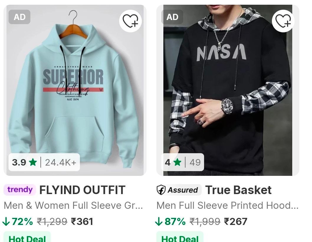 Flipkart Loot Sweatshirt Under 299 Hoodies Under 3