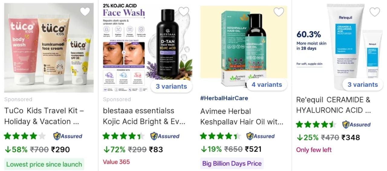 Flipkart Loot Top Beauty Brands Up To 70 Offm