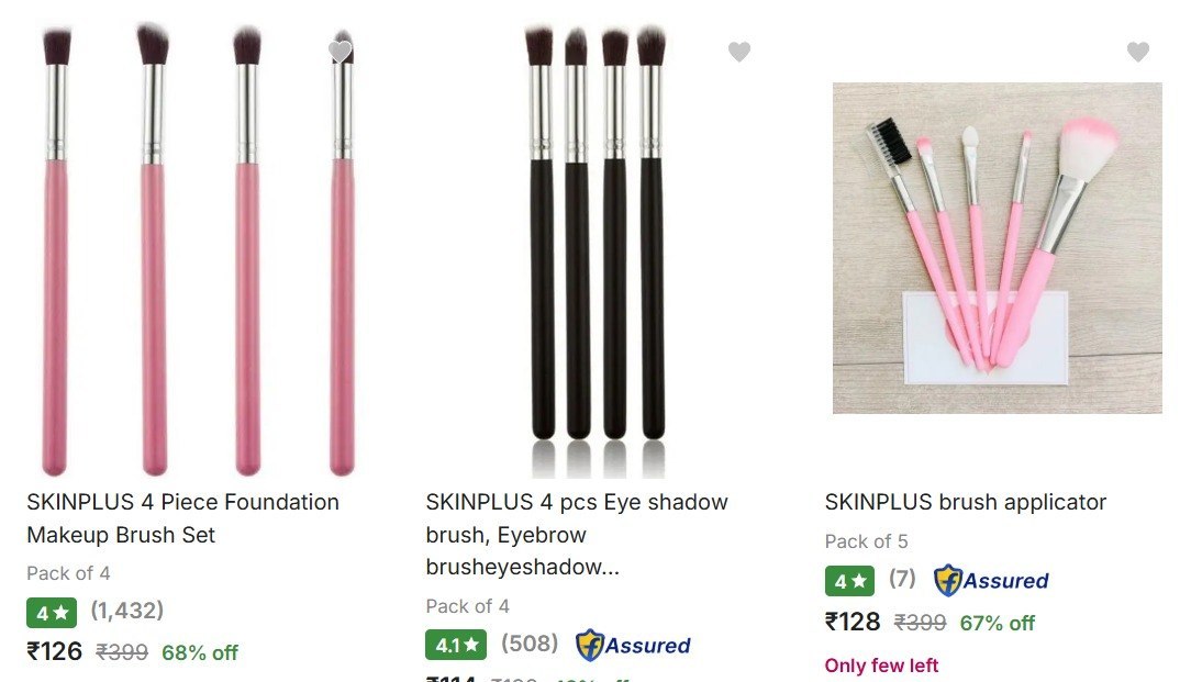 Flipkart Makeup Brush Sets Starts 88
