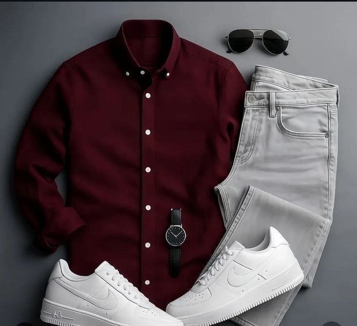 Flipkart Men Slim Fit Solid Spread Collar Cas