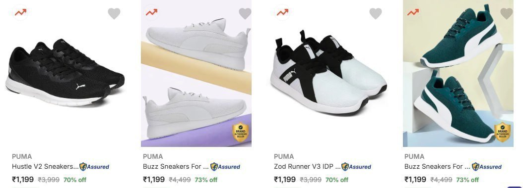 Flipkart Minimum 70 - Puma Footwear