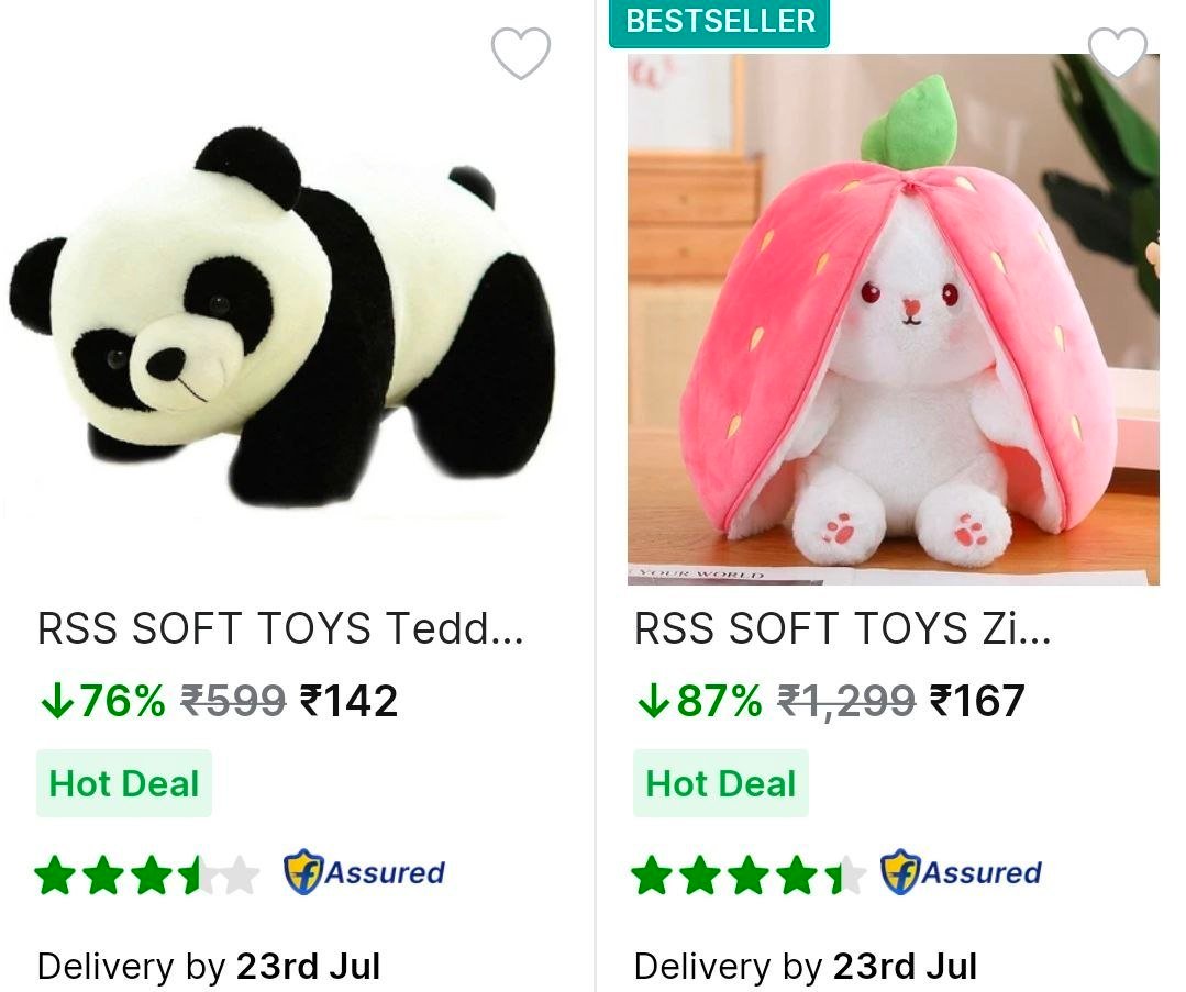 Flipkart Teddy Bears 88
