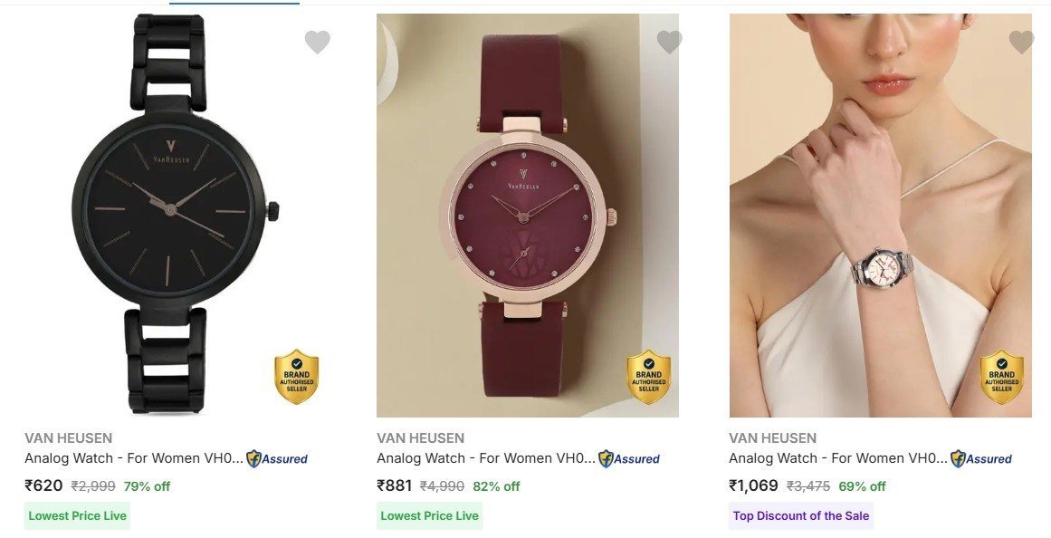 Flipkart Van Heusen Wrist Watches 82