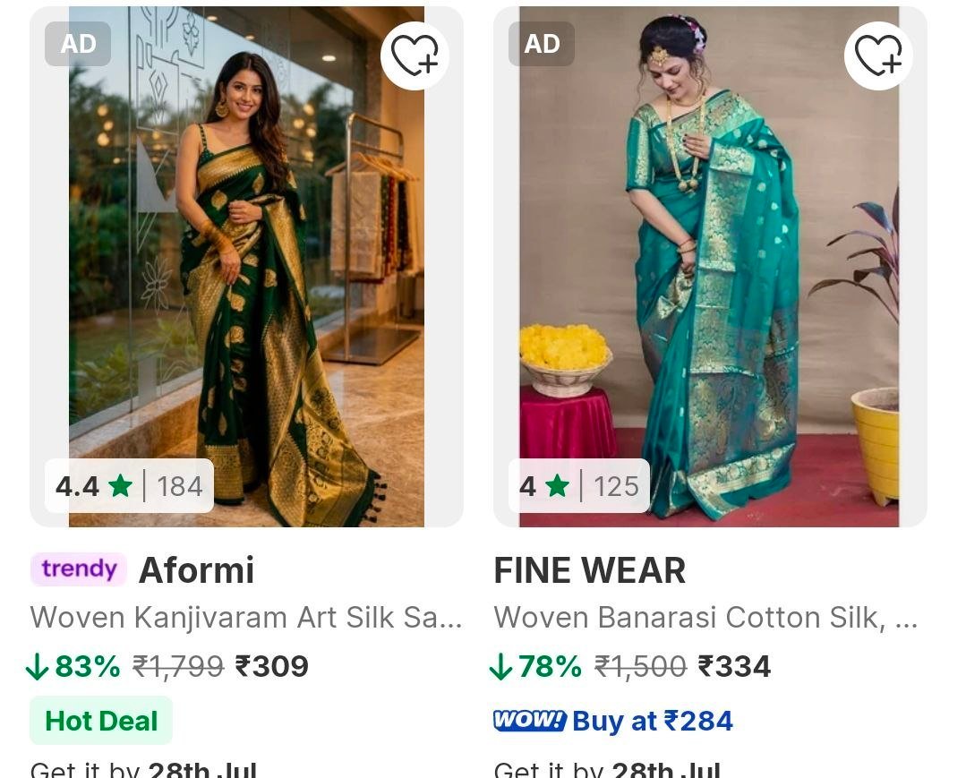 Flipkart Women S Saaree Starts 309silk Sarees