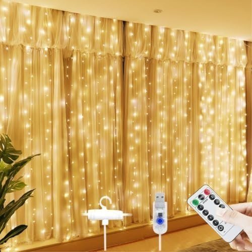 Flyngo Fairy Curtain String Lights For Decora