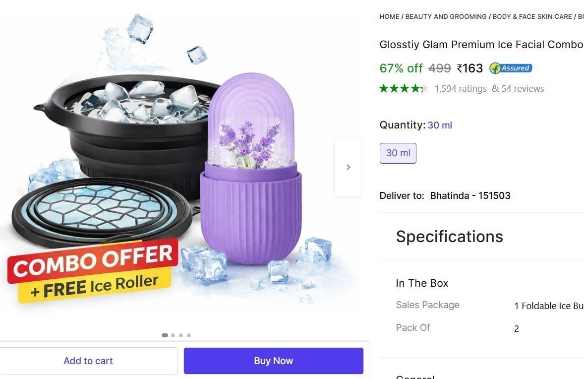 Foldable Ice Bucket With Ice Roller 163