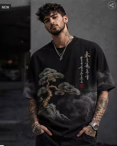 Force Men Printed Round-neck T-shirt 500 Mrp 1 999