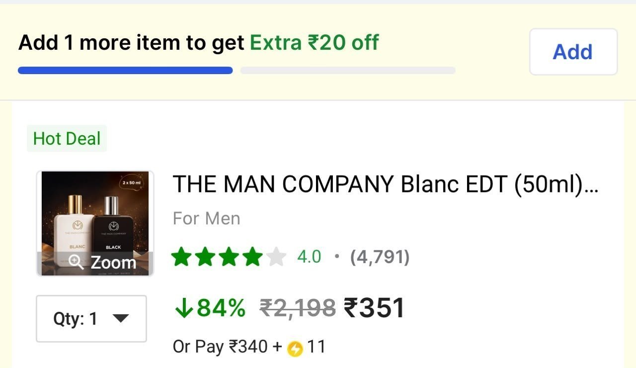 Fragrance Loot The Man Company Edt (pack Of 2