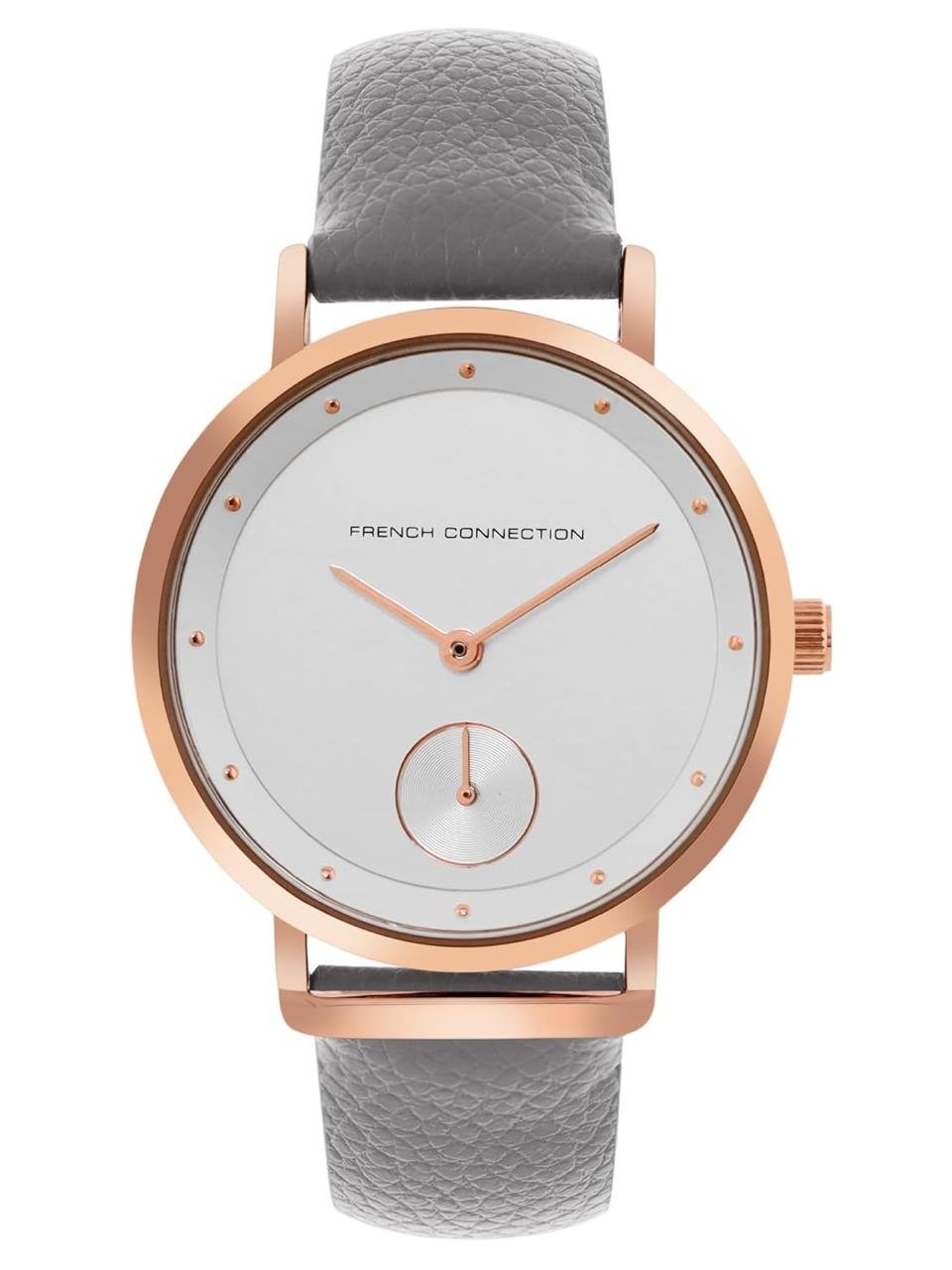 French Connection Silver Dial Analog Watch For Wom