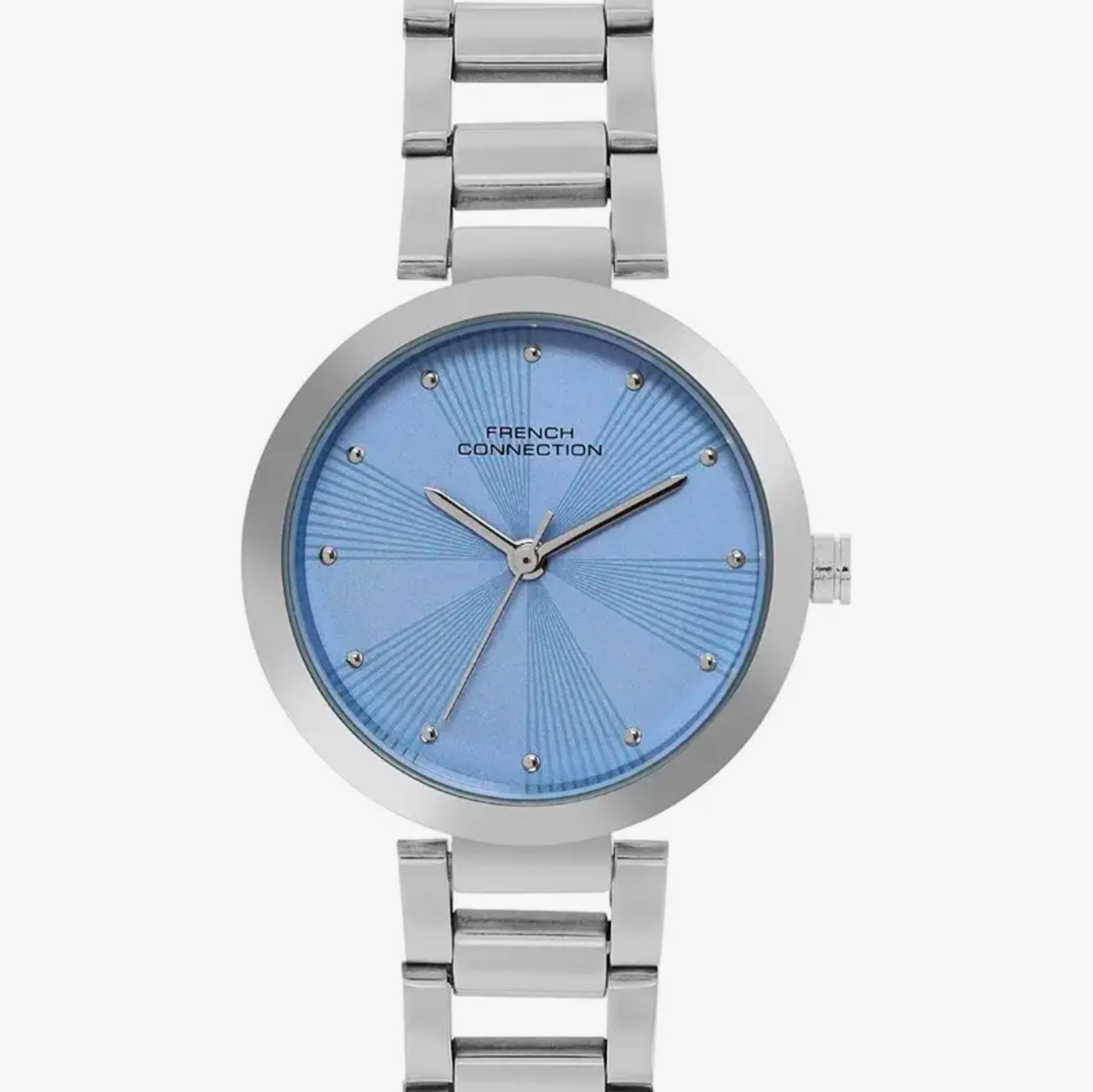 French French Connection Blue Dial Quartz Watch Fo