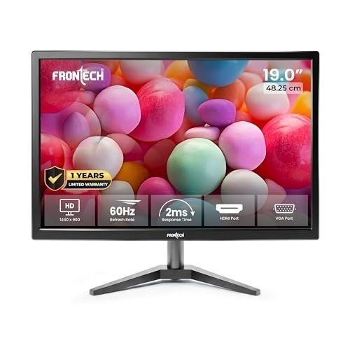 Frontech 19 Inch (48 25 Cm) Led Monitor With 