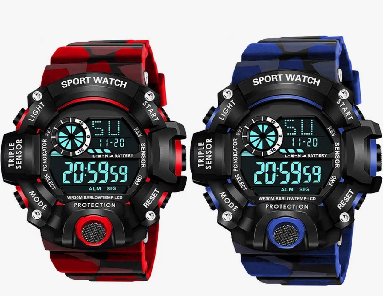 Frozil Digital Watch Shockproof Multi-functio