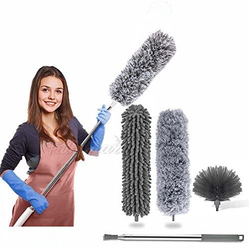 Fulminare 3 In 1 Microfiber Feather Duster 4p