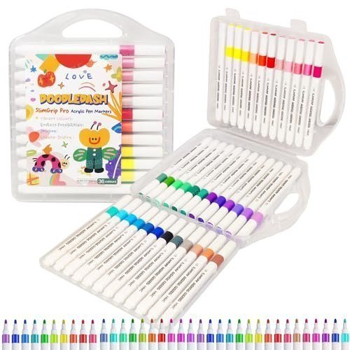 Funblast Acrylic Paint Markers Set Of 36 Vibr