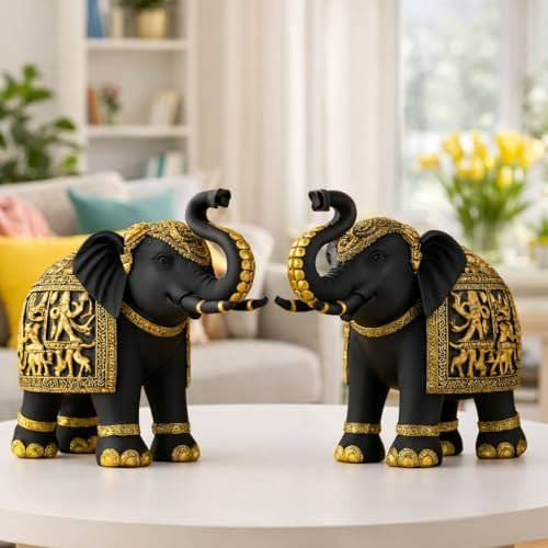 Furnisfox Decorative Elephant Showpiece Figur