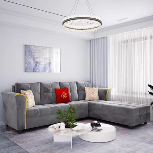 Furny Melrond 6 Seater Fabric Rhs Sectional L