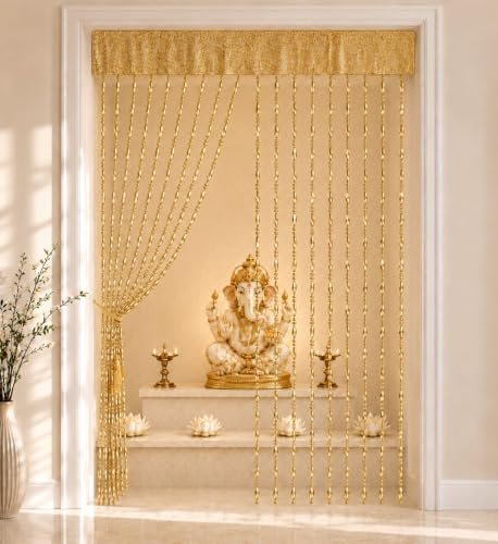 Future Trends Premium Golden Pearl Beaded Doo