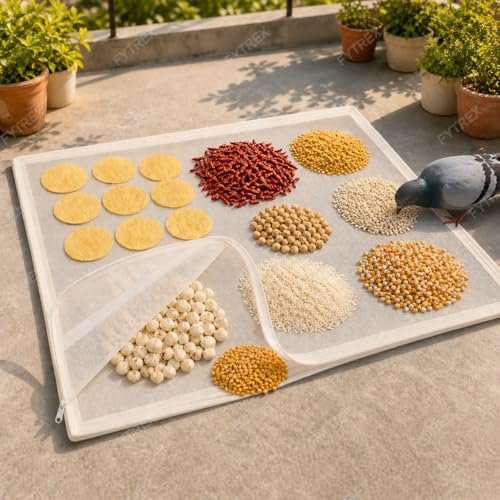 Fytrex Papad Drying Cloth With Net Zip Unblea