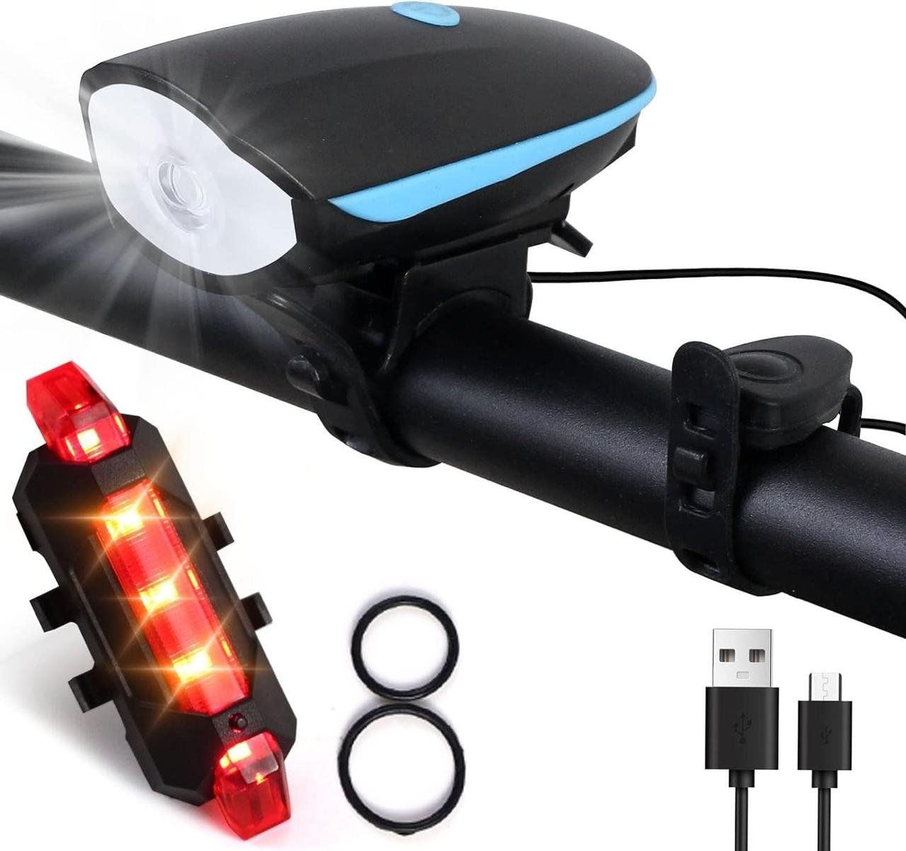 Gadget Deals 2-in-1 Rechargeable Cycle Light 