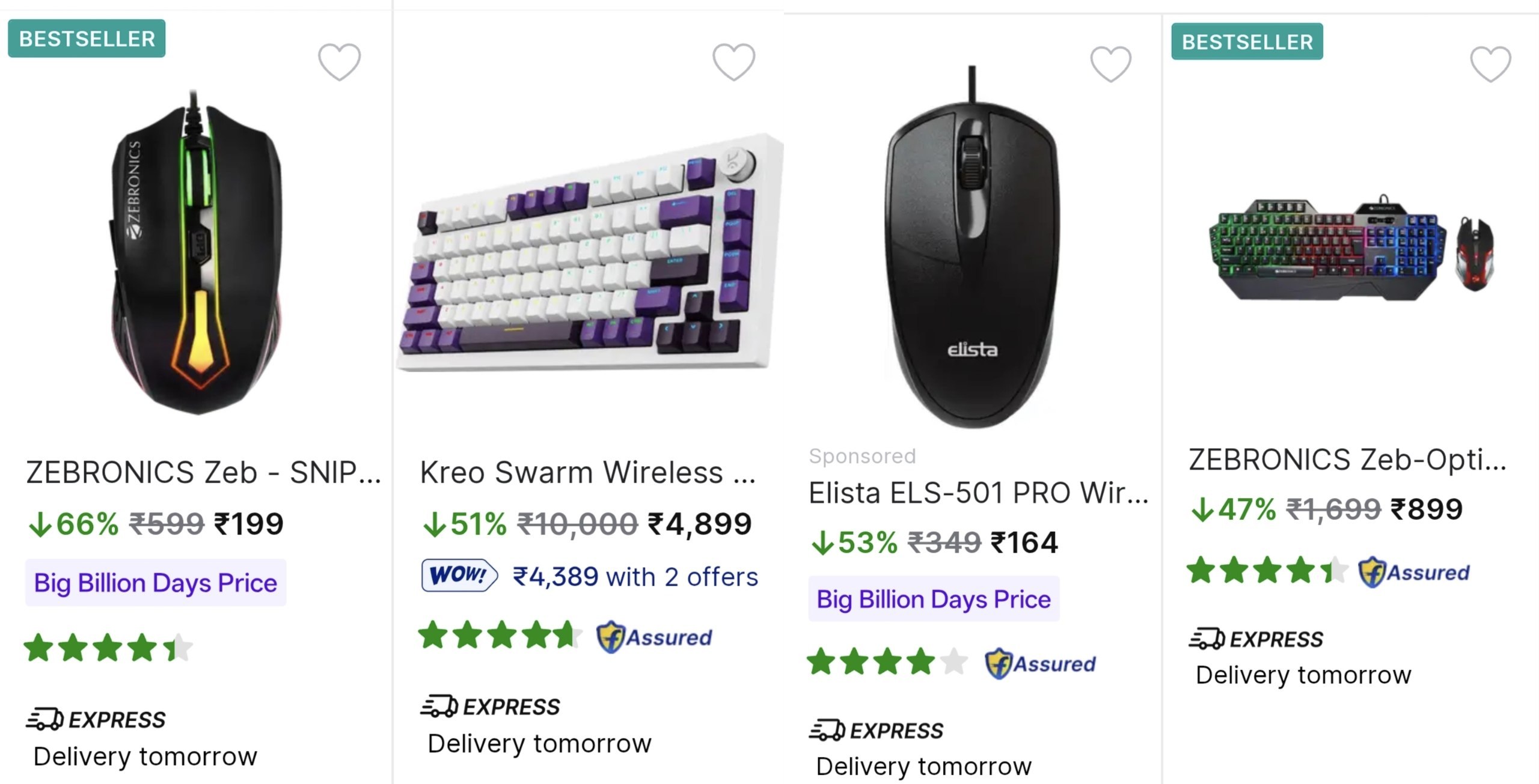 Gaming Accessories 90 (evofox Kreo And More)b