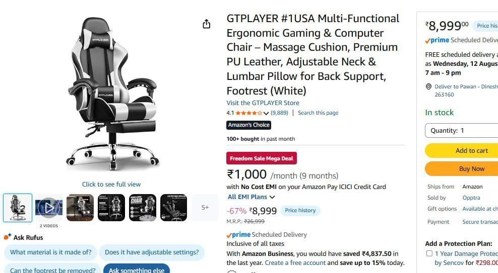 Gaming Chair 8999