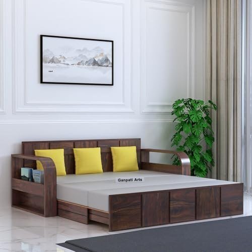 Ganpati Arts Sheesham Wood Headboard Design 3