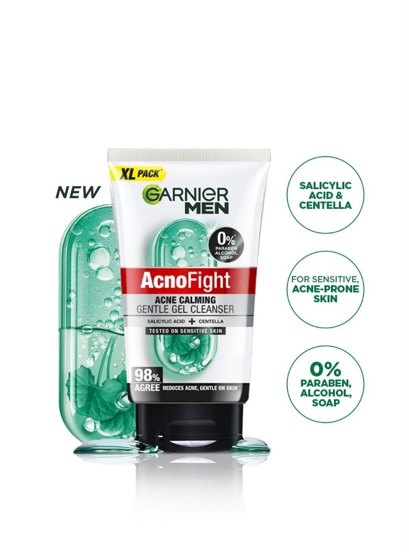 Garniermen Acno Fight Gentle Gel Cleanser Fac