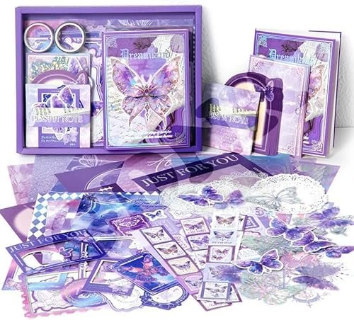 Gdnk 346pcs Vintage Journal Scrapbook Pack Ki