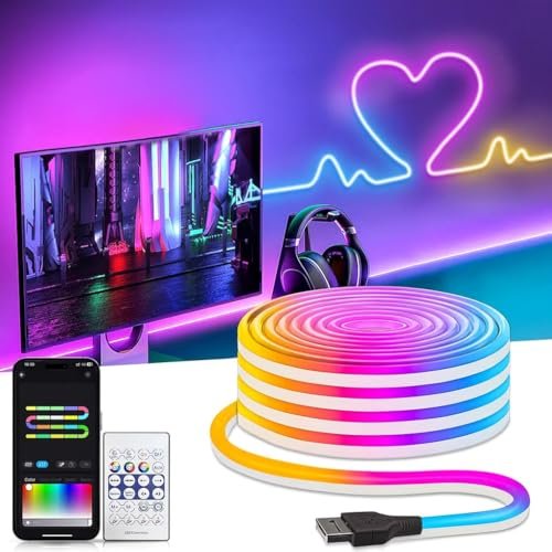 Gesto 5v Rgb Neon Led Strip Light 5 Meter Mobile A