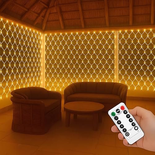 Gesto Net Mesh Lights 200 Led Warm White Wate