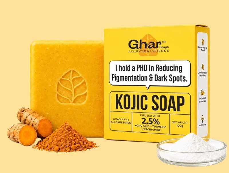 Gharshop Skincare Alert Kojic Acid Soap De-pigment