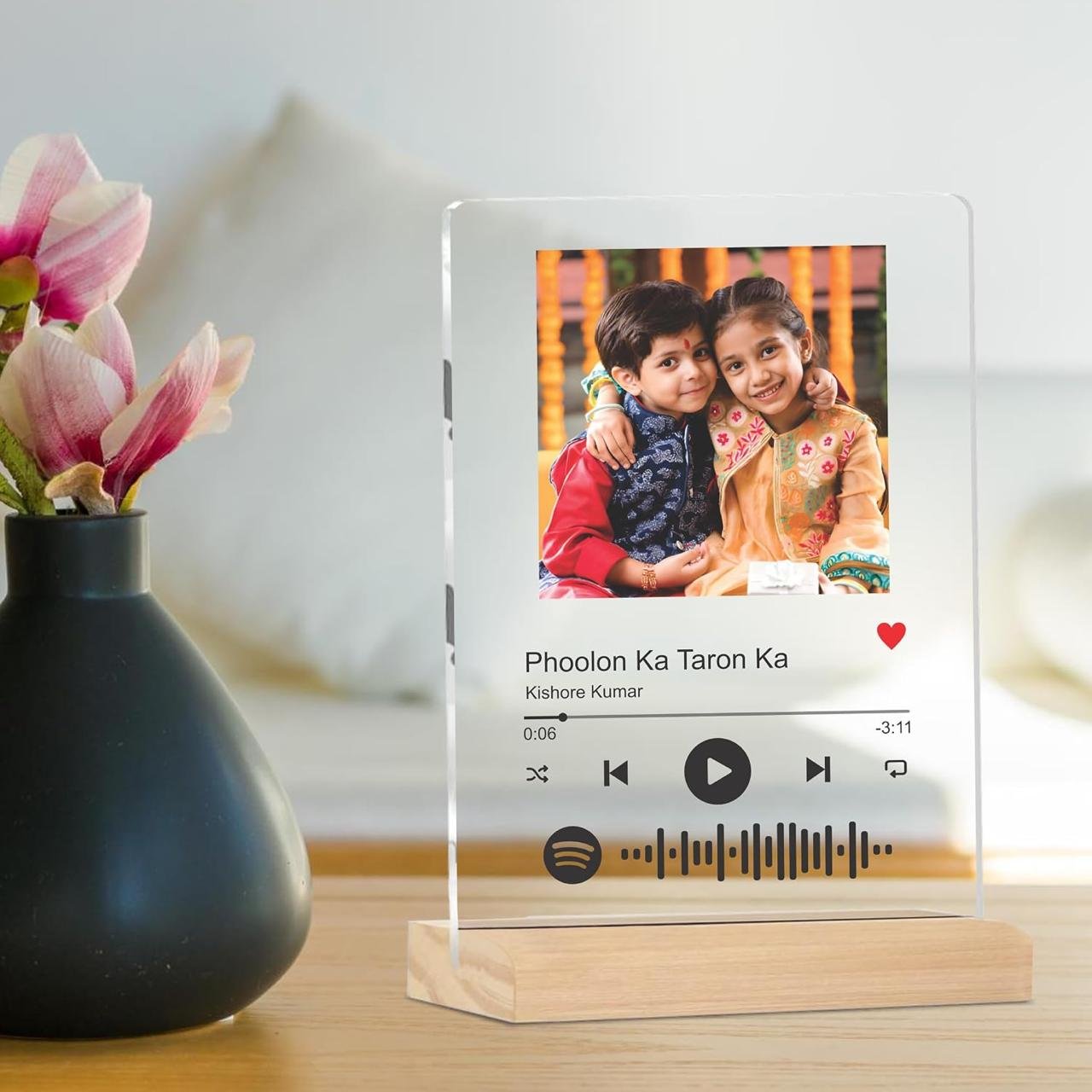 Giftplease Customized Spotify Photo Frame With Sca