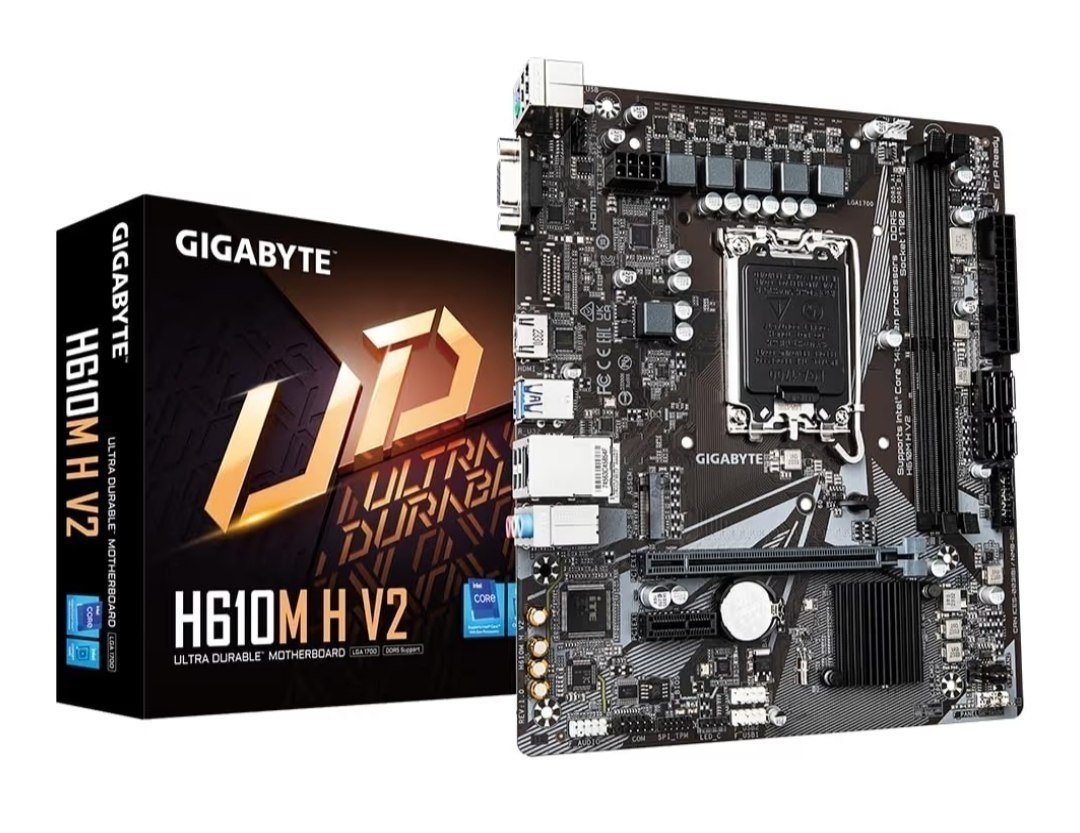Gigabyte H610m H V2 Motherboard - Supports In