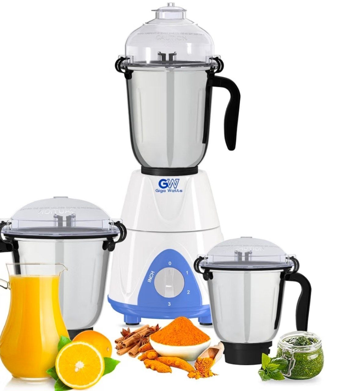 Gigawatts 1000w All-in-one Mixer Grinder Blen