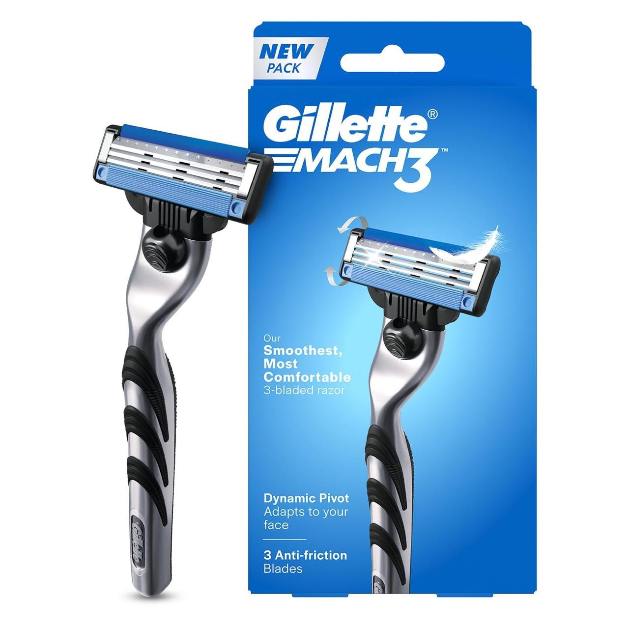 Gillette Mach 3 Shaving Razor For Men Most Comfort