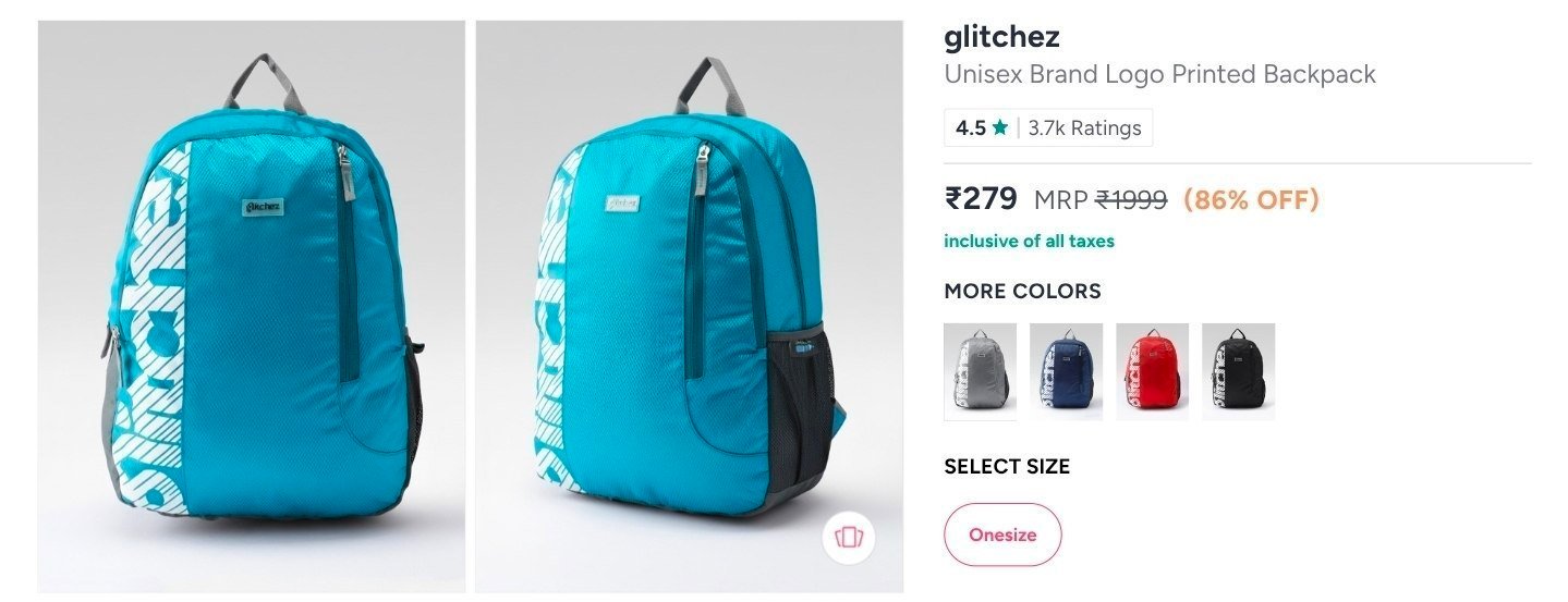 Glitchez Backpack At 279 5 Colors Available