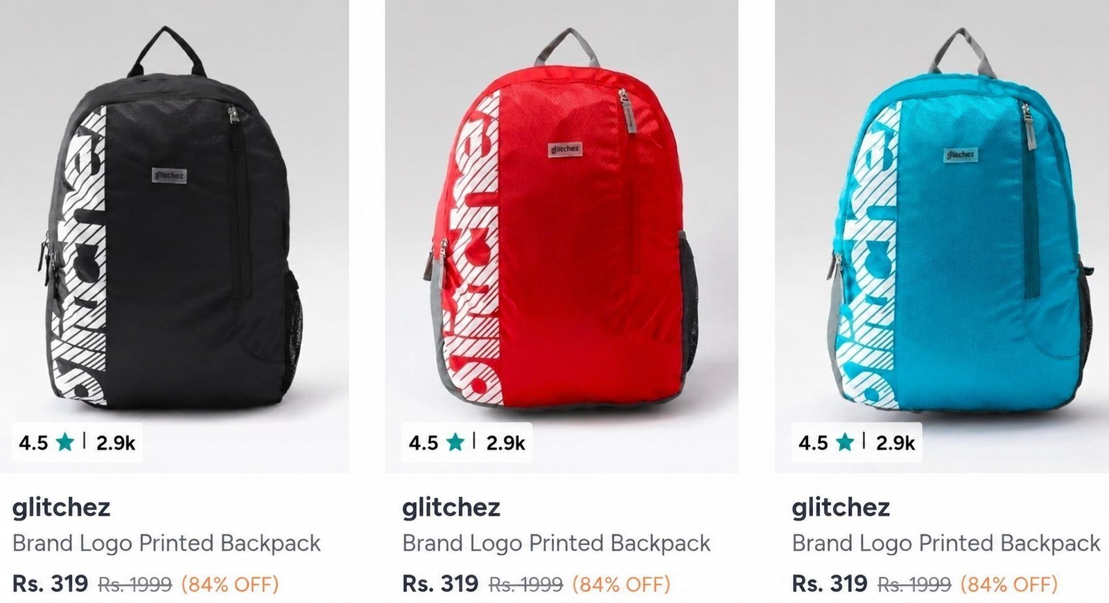 Glitchez Backpacks From 319