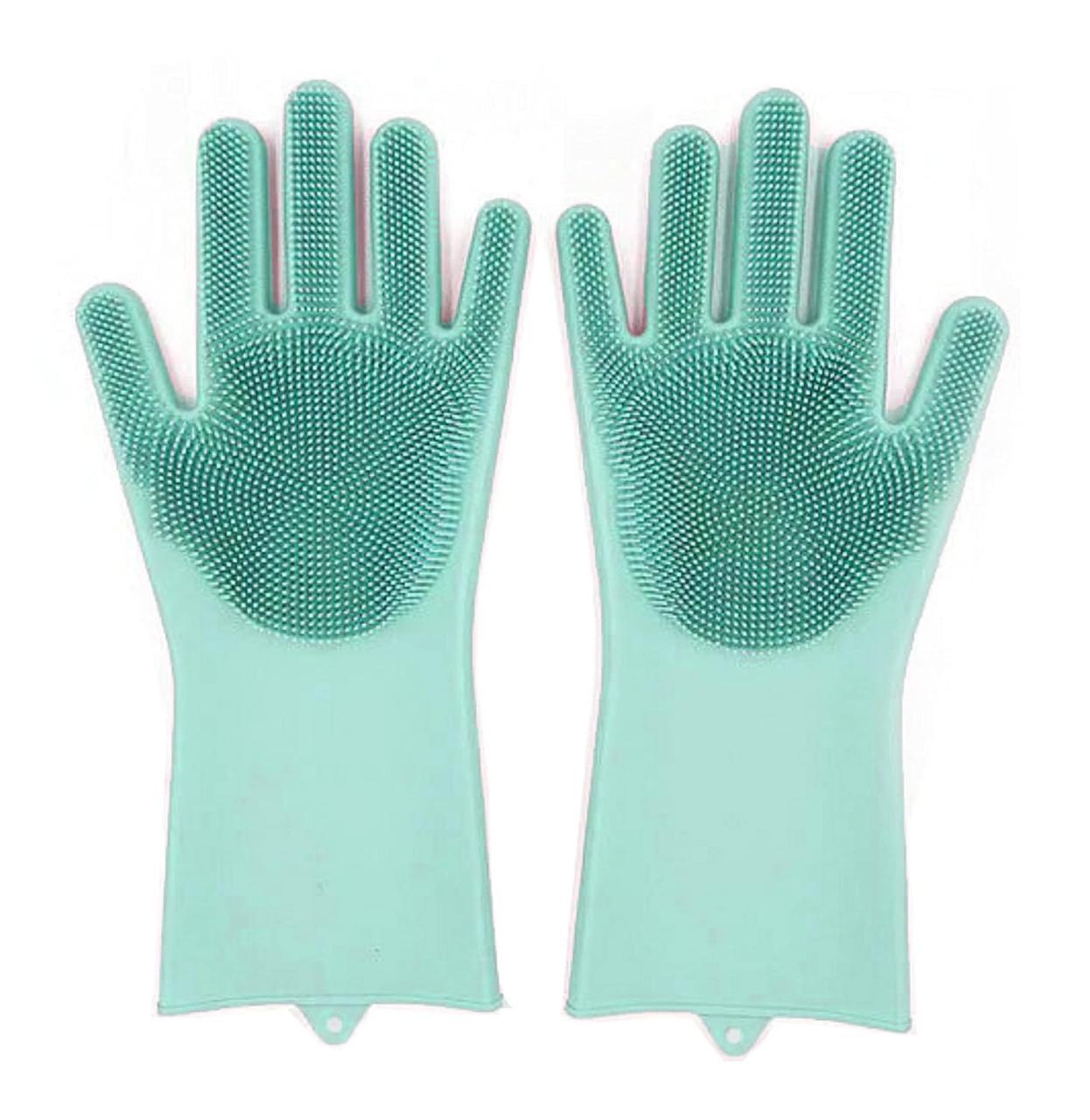 Glun Magic Silicone Dish Washing Glovesfor Ki