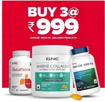 Gnc Wellness Combo 999 Buy Any 3 Wellness Pro